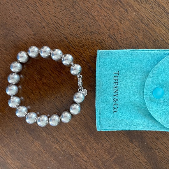 Tiffany & Co. Jewelry - TIFFANY & CO. 10mm Sterling Silver Hardware Ball Bracelet